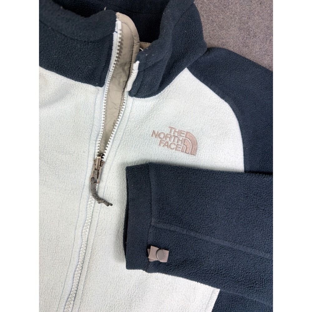 The North Face Fleece Jacket Womens Small Zip Up Logo Outdoors Hiking